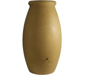Colector agua jarre 1000l beige - kit tapa grifo y canalón latón