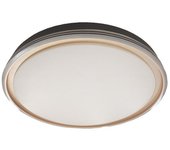 Plafon picola 60w 3000-4200-6500k negro/oro 50d c/remoto