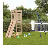 Vidaxl parque infantil de exterior madera maciza de pino