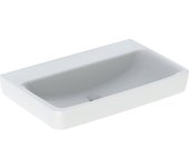 Geberit renova plan, lavabo, 75x48 cm, sin agujero para grifo, sin rebosadero, 501693, 501.693.00.1, color: blanco mate
