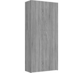 Zapatero zapatero mueble de almacenamiento entrada pasillo salón sonoma 80 x 35,5 x 180 cm madera contrac 02_0022099