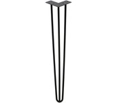 4 patas de horquilla de 40 cm con 3 estribos para mesa, patas de horquilla para bricolaje, patas en forma de u reemplazables