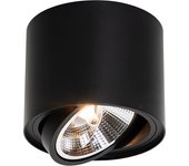 Foco de techo moderno negro giratorio e inclinable ar111 - rondoo up