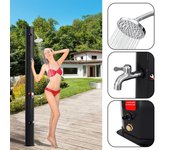 Ducha solar de 35l, ducha solar para jardín, ducha exterior, ducha para piscina.