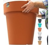 Maceta de plastico lofly en color blanco 49 (largo) x 49 (ancho) x 45,5 (alto) cm
