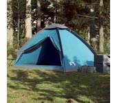 Tienda de campaña iglú para 4 personas impermeable azul v7974 4 personas / azul