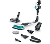 Bosch bcs71hyg4 aspiradora de pie y escoba eléctrica aspiradora escoba batería seca y húmeda hepa sin bolsa 0,3 l 23,5 w negro, blanco 3 ah