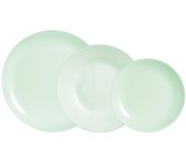 Ensaladera opal luminarc diwali paradise 18 piezas - 6 personas - verde