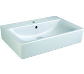 Lavabo ideal standard connect, 1 agujero para grifo, con rebosadero, 650x460x175mm, e7729ma, color: blanco con ideal plus