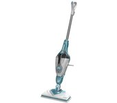 Black+decker bhsm166dsm-qs scopa a vapore lavapavimenti steam mop 11 accessori, testa pivotante per tutte le superfici, tecnologia autoselect regolazi