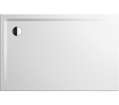 Kaldewei superplan 1853-5, platos de ducha con soporte de plato extraplano, 140x90cm, 385347980711, color: blanco alpino mate