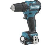 Taladro/atornillador makita 12 v cxt li-ion 2 ah ø 10 mm - 2 baterías, cargador, maletín - df332dsaj