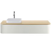 Duravit happy d.2 plus fregadero de sobremesa, 400x400 mm, rectificado, sin rebosadero, sin banco de derivación, 23594000001, color: blanco