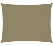 Vela de sombra para sombrilla rectangular tela oxford 6 x 8 m beige 02_0009742