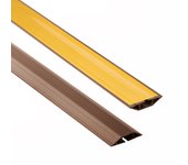 Quest canal para cables pvc 10x60mm, 2m, autoadhesiva, trapezoidal, protección de cables,tira enmascarante para cables pkt, bronze