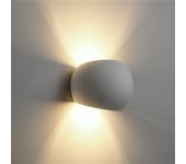 Lámpara de pared led g9 de yeso, luz cálida de noche - iluminación ambiental para sala de estar, lámpara de noche - 13 x 13 x 15 cm