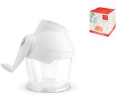 Picadora manual con 3 rodillos blanca para el hogar