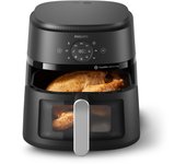 Philips 2000 series na231/00 freidora de aire caliente 6,2 l 1700 w negro, plata