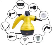 Limpiador a vapor portátil multifuncional: ideal para sofás alfombras coches colchones y suelos con 9 prácticos accesorios.