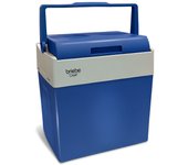 Nevera portátil eléctrica de viaje, coche, camping, 28 l, conexión 12v y 220v, enfría y calienta, briebe, azul, cf1153blu 55
