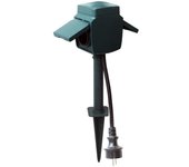 Toma de corriente para jardín - chacon - 9960 - 2 x 16 a - 2 m (fr)