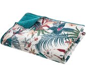 Atmosphera - colcha estampada 'jungle' 240 x 220 cm