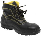 Bota de agua baja color negra y gris con cordones de seguridad s5 - tallas de 37 a 48 cofan