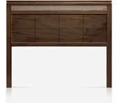 Cabecero de cama de madera segura | cama de 105 | pino | color nogal | pejecar