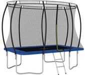Cama elástica rectangular 274x183x76 cm 150 kg v9608 274 x 183 x 76 cm / azul