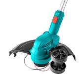 Total tools - cortabordes eléctrico | a batería p20s de 20 v | máquina de podar portátil especial para jardín | diámetro de corte de 300 mm | mango 18