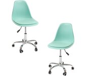 Pack 2 sillas dami office - celadón