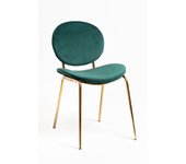 Silla lenor golden terciopelo - verde
