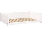 Cesta para cama para perros cómodo sofá 95,5 x 65,5 x 28 cm madera maciza de pino blanco 02_0043032