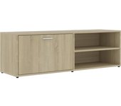 Mueble tv multimedia estantería para televisión buffet para televisión comedor salón dormitorio roble son 02_0027465