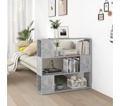 Estantería/divisor de espacios gris hormigón 100x24x94 cm v1391 unico / gris