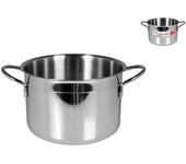 Olla ecopoint home de acero inoxidable diámetro 18 cm