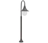 Vidaxl farola de jardín de aluminio color bronce e27 120 cm