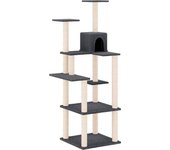 Muebles para gatos, torre, juguete para trepar, rascador, plataforma para trepar con postes rascadores de 02_0022668