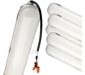 Tira de luz led estanca samsung 150cm 70w alto rendimiento 120lm/w (pack de 6) - blanco neutro 4000k - 5500k - silamp