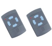 Paquete de 2 mandos a distancia de garaje sdre hsm4 868 mhz con 4 botones de repuesto transmisor hormann 868 mhz azul