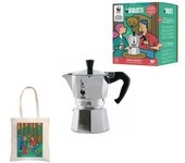 Cafetera bialetti 0005177 moka express con bolsa wwf cromo satinado