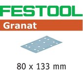 Festool hoja de lijar stf 80x133 p40 gr/50 granat