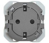 Simon 270 | base de enchufe clean schuko titanio 20000434-096