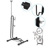 Soporte de suelo vertical para bicicletas, 3 funciones para colgar o ajustar horizontal y verticalmente, portabicicletas de 20 a 29 pulgadas