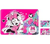 Juego de 12 manteles individuales lulabi disney minnie urban de polipropileno
