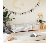 Estructura de cama para niños madera de pino blanco 80x160 cm 80 x 160 cm / blanco