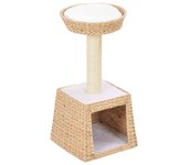 Vidaxl rascador para gatos de hierba marina con poste de sisal