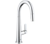 Grifo de cocina con ducha cromada grohe veletto quickfix
