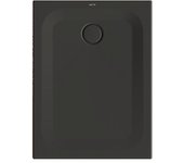 Plato de ducha rectangular betteultra 1000x750x25mm, 1650-401, color: antracita mate