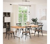 Patas mesa comedor forma v 3 uds acero blanco 100x(72-73,3)cm cfw4776432